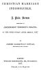 [Gutenberg 64733] • Christian Marriage Indissoluble / A Plain Sermon